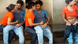 Outdoor blowjob and fucking secretly